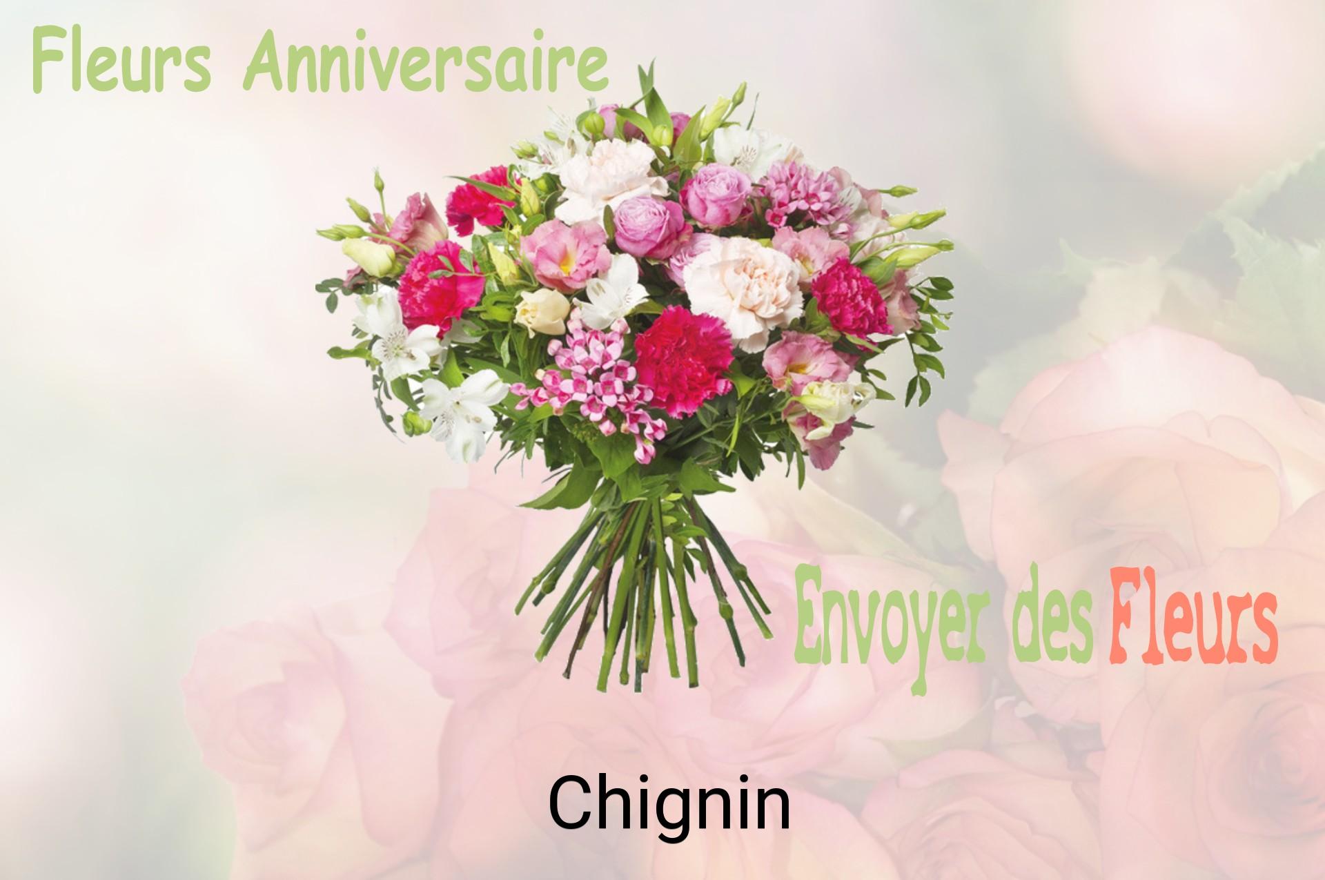 Bouquet de fleurs d’anniversaire livré à Chignin